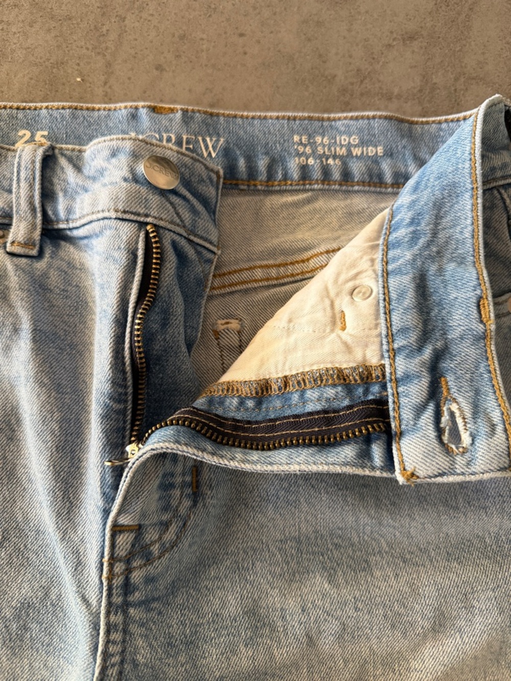 J. Crew High-rise Slim Wide Leg Jean - Picture 6 of 10